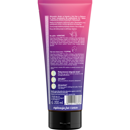 Hair in Balance by ONLYBIO Aktywator skrętu w kremie 200ml