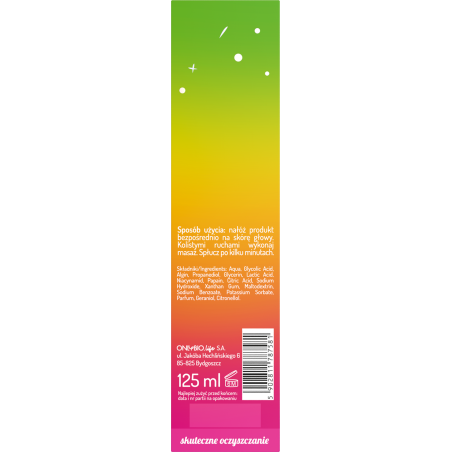 Hair in Balance by ONLYBIO Peeling enzymatyczny do skóry głowy 125 ml