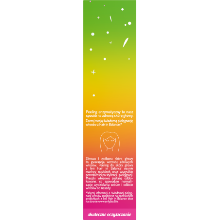 Hair in Balance by ONLYBIO Peeling enzymatyczny do skóry głowy 125 ml