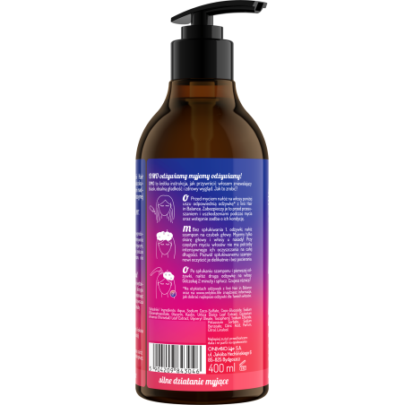 Hair in Balance by ONLYBIO Rypacz Szampon intensywnie oczyszczający 400ml