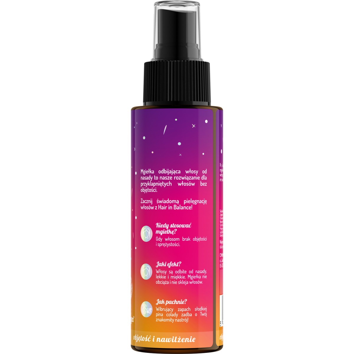 Hair in Balance by ONLYBIO Mgiełka odbijająca włosy od nasady 100ml