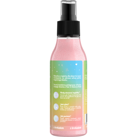 Hair in Balance KIDS by ONLYBIO Odżywka dla dzieci w mgiełce z brokatem 150ml