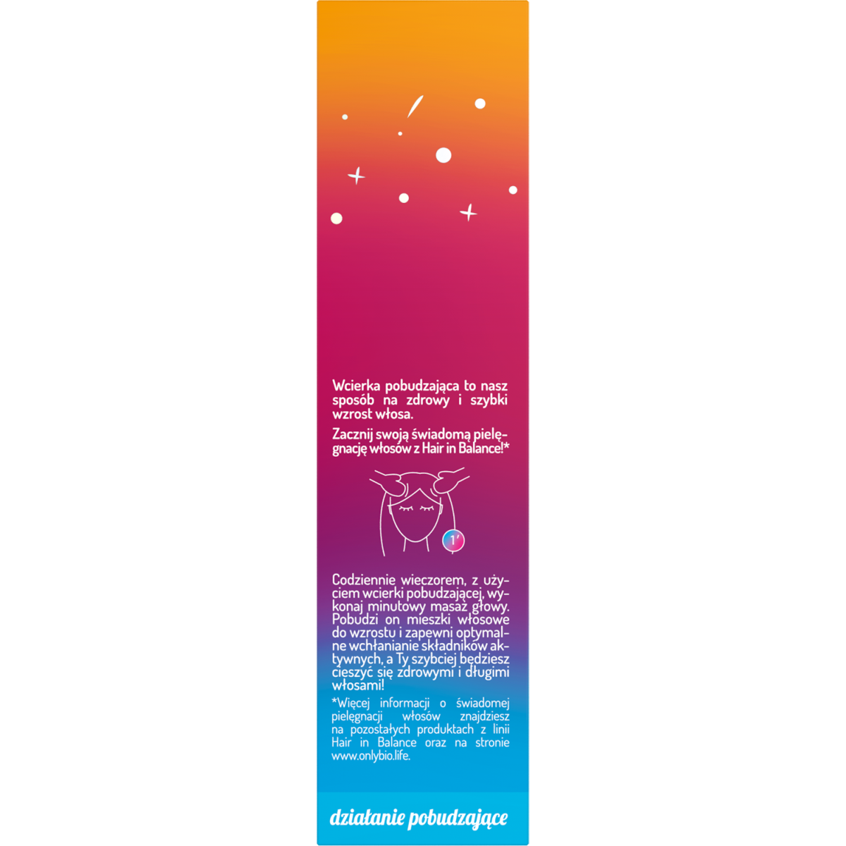 Hair in Balance by ONLYBIO wcierka pobudzająca 100 ml