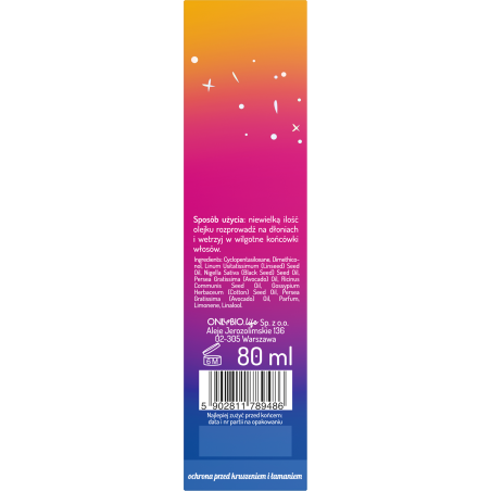 Hair in Balance by ONLYBIO olejek zabezpieczający końcówki 80ml