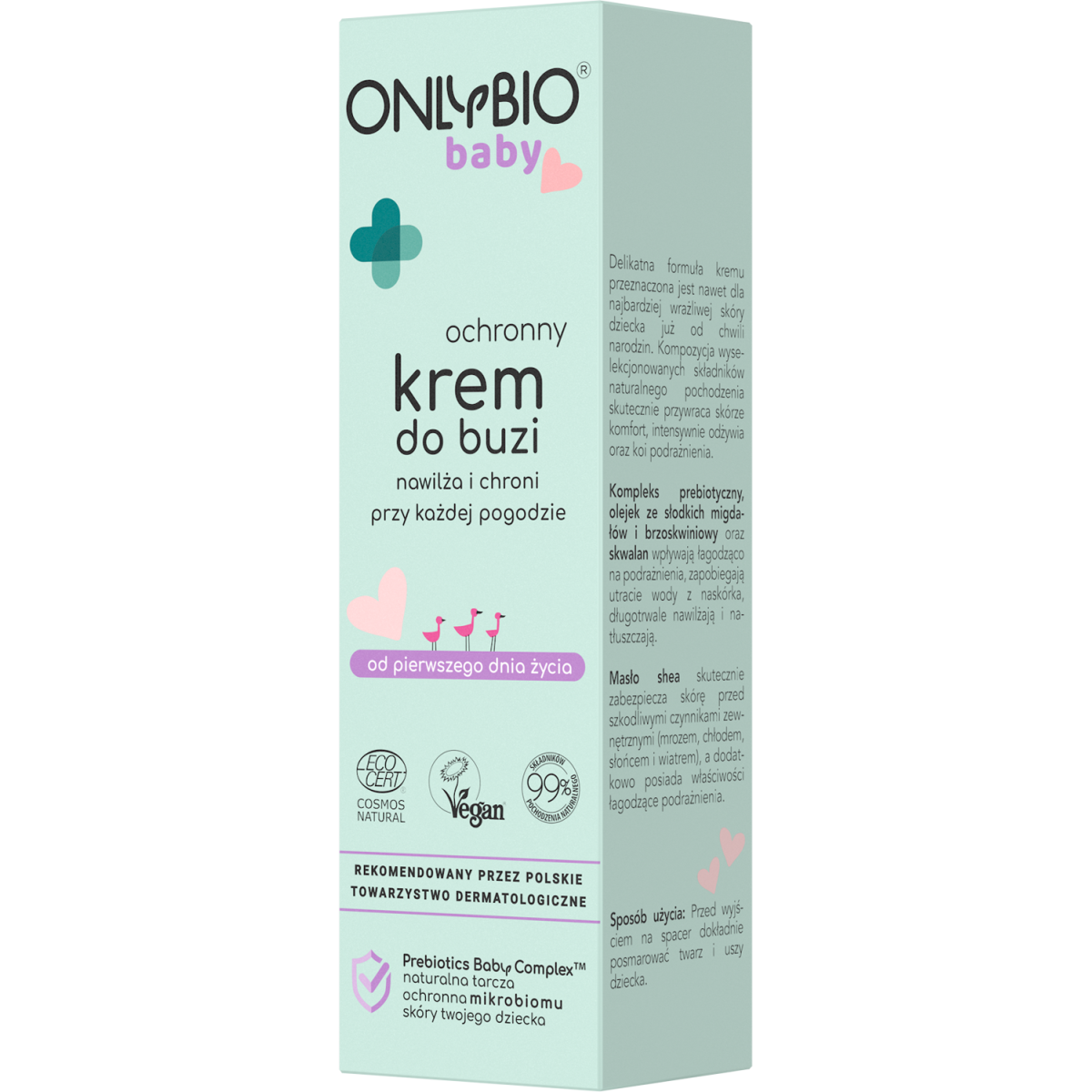 ONLYBIO Baby Ochronny krem do buzi 50 ml
