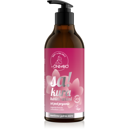 Body in Balance by ONLYBIO Żel pod prysznic Sakura kwiat wiśni 400 ml