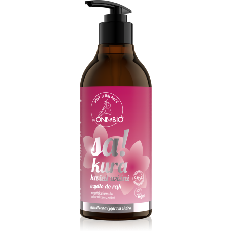 Body in Balance by ONLYBIO Mydło do rąk Sakura kwiat wiśni 400 ml