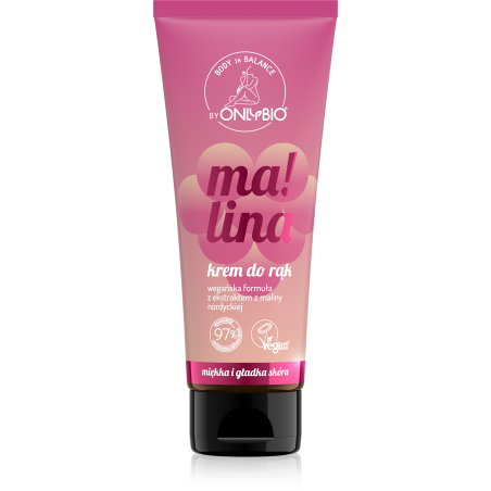 Body in balance by ONLYBIO Krem do rąk Malina 50 ml