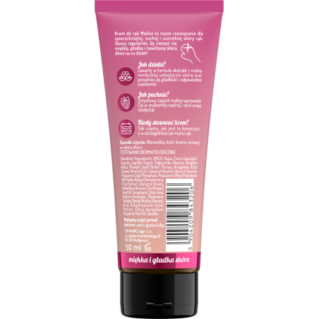 Body in balance by ONLYBIO Krem do rąk Malina 50 ml