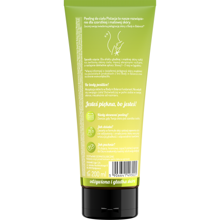 Body in Balance by ONLYBIO Peeling do ciała Pistacja 200 ml