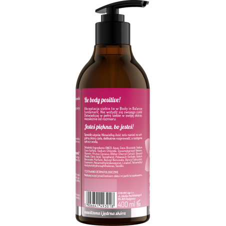 Body in Balance by ONLYBIO Żel pod prysznic Sakura kwiat wiśni 400 ml