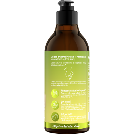 Body in Balance by ONLYBIO Żel pod prysznic Pistacja 400 ml