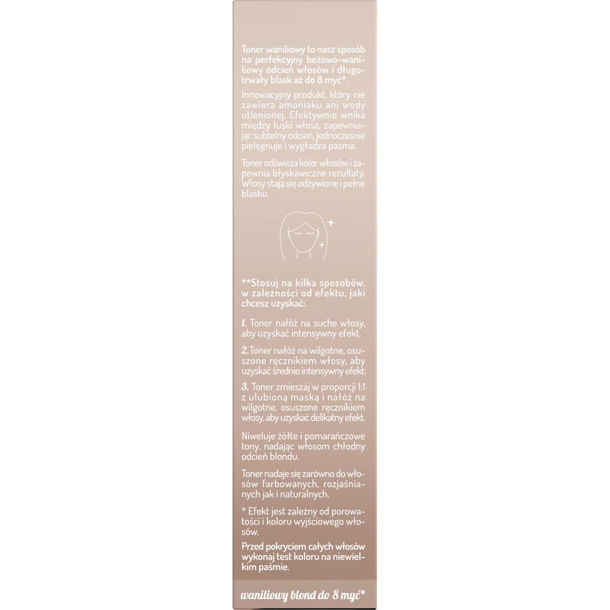 Hair in Balance by ONLYBIO Toner waniliowy 100ml