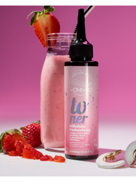 Hair in Balance by ONLYBIO Toner Truskawkowy Milkshake 100 ml