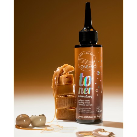 Hair in Balance by ONLYBIO Toner Karmelowy 100 ml
