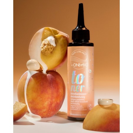 Hair in Balance by ONLYBIO Toner brzoskwiniowo-śmietankowy 100ml