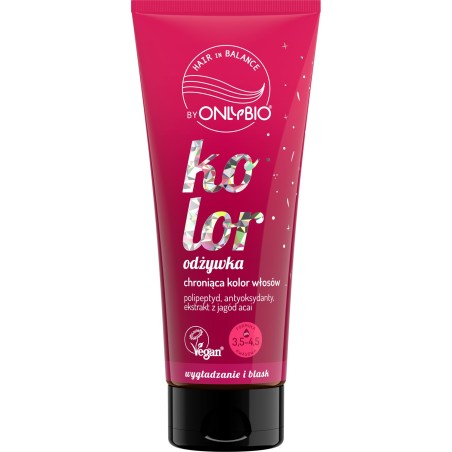 Hair in Balance by ONLYBIO Kolor Odżywka wygładzająco-ochraniająca kolor 200 ml