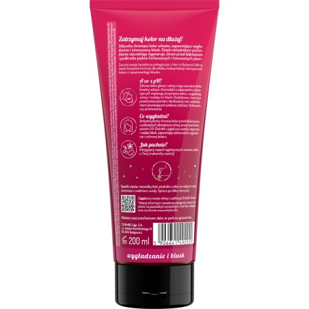 Hair in Balance by ONLYBIO Kolor Odżywka wygładzająco-ochraniająca kolor 200 ml