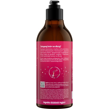 Hair in Balance by ONLYBIO Kolor Szampon chroniący kolor włosów 400 ml