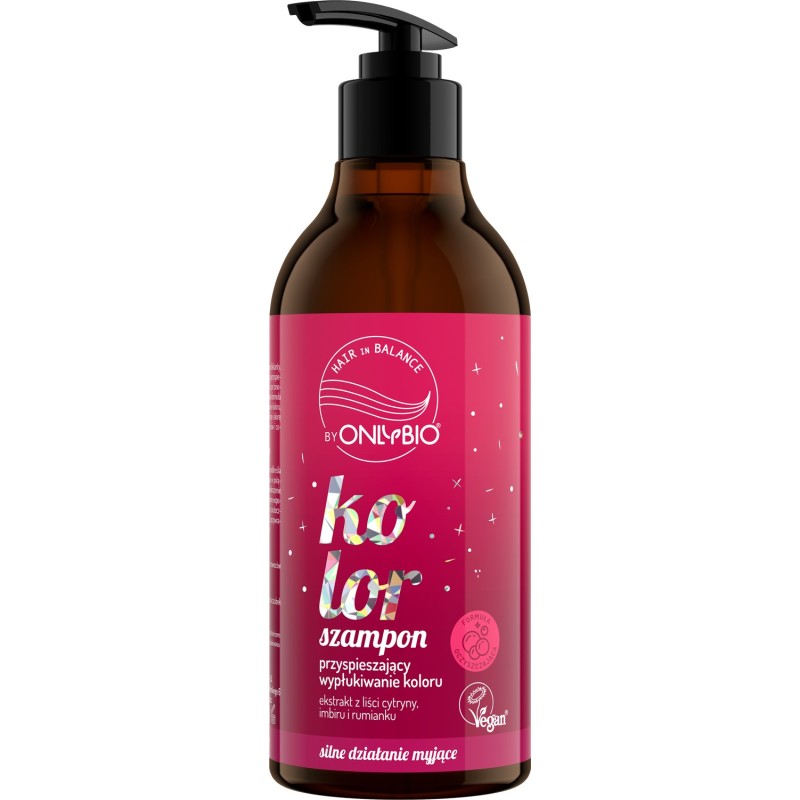 Hair in Balance by ONLYBIO Kolor Szampon przyspieszający wypłukiwanie koloru 400 ml