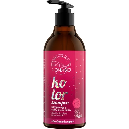 Hair in Balance by ONLYBIO Kolor Szampon przyspieszający wypłukiwanie koloru 400 ml