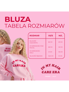 ONLYBIO X LALA BLUZA IN MY HAIR CARE ERA XS/S