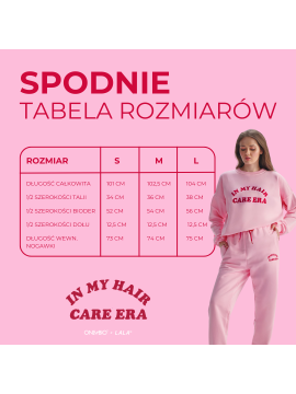 ONLYBIO X LALA SPODNIE IN MY HAIR CARE ERA L