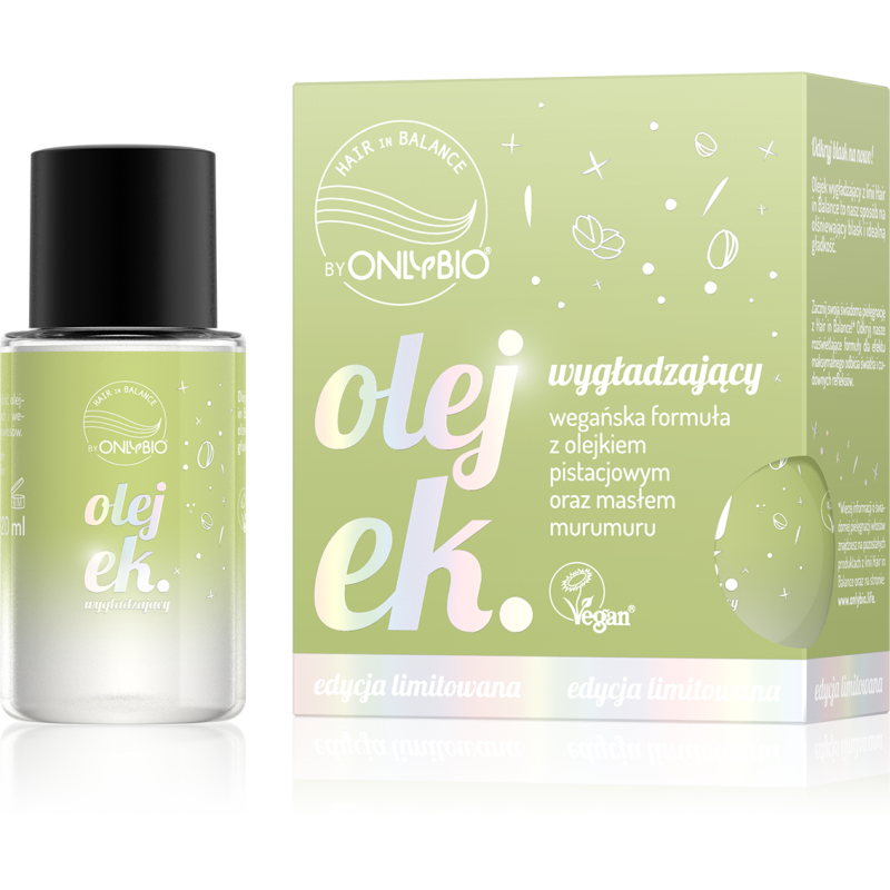 Hair in balance by OnlyBio Olejek wygładzający do włosów Pistacja 20 ml