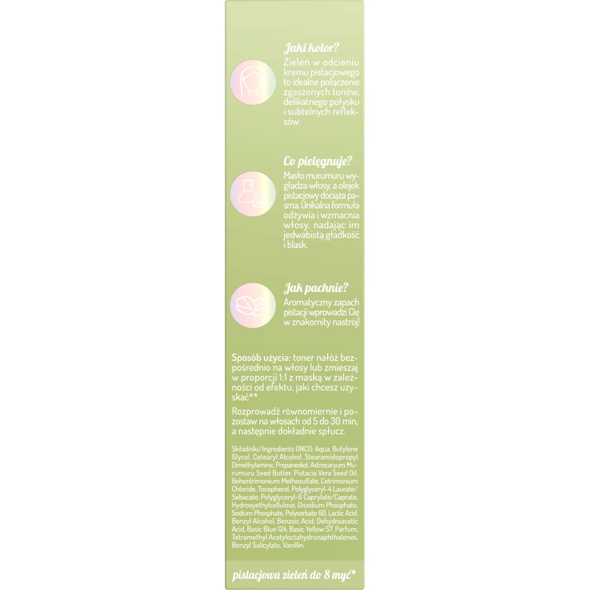 Hair in balance by OnlyBio Toner Pistacjowy 100 ml