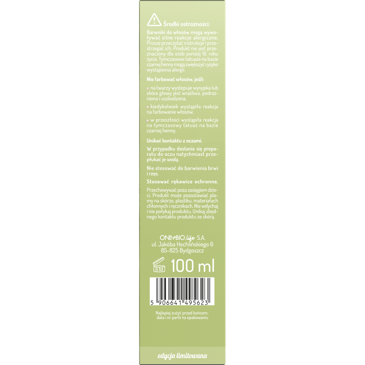 Hair in balance by OnlyBio Toner Pistacjowy 100 ml