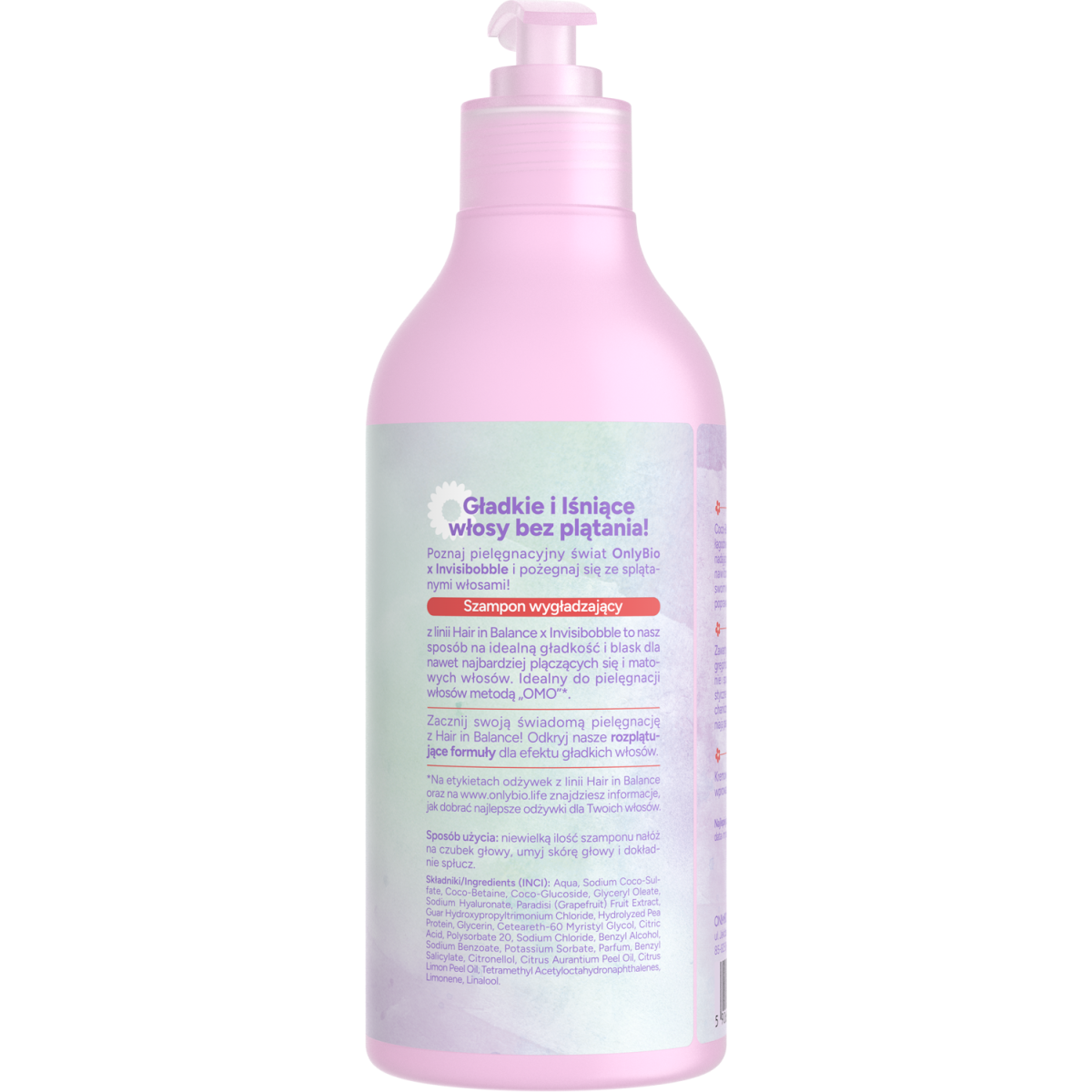 OnlyBio x Invisibobble Hair in Balance Szampon wygładzający 400 ml