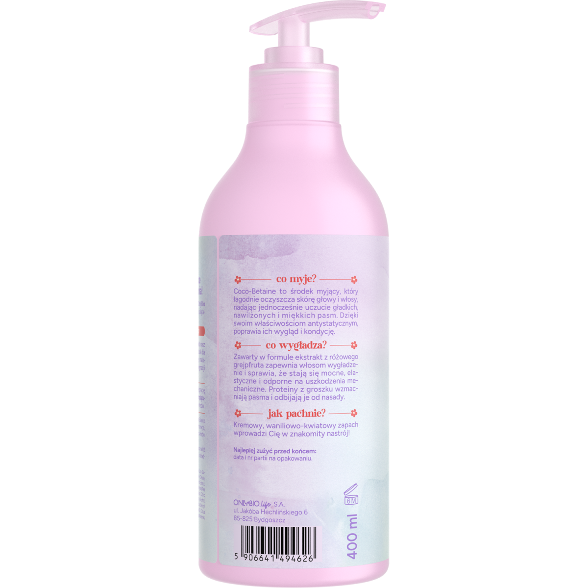 OnlyBio x Invisibobble Hair in Balance Szampon wygładzający 400 ml