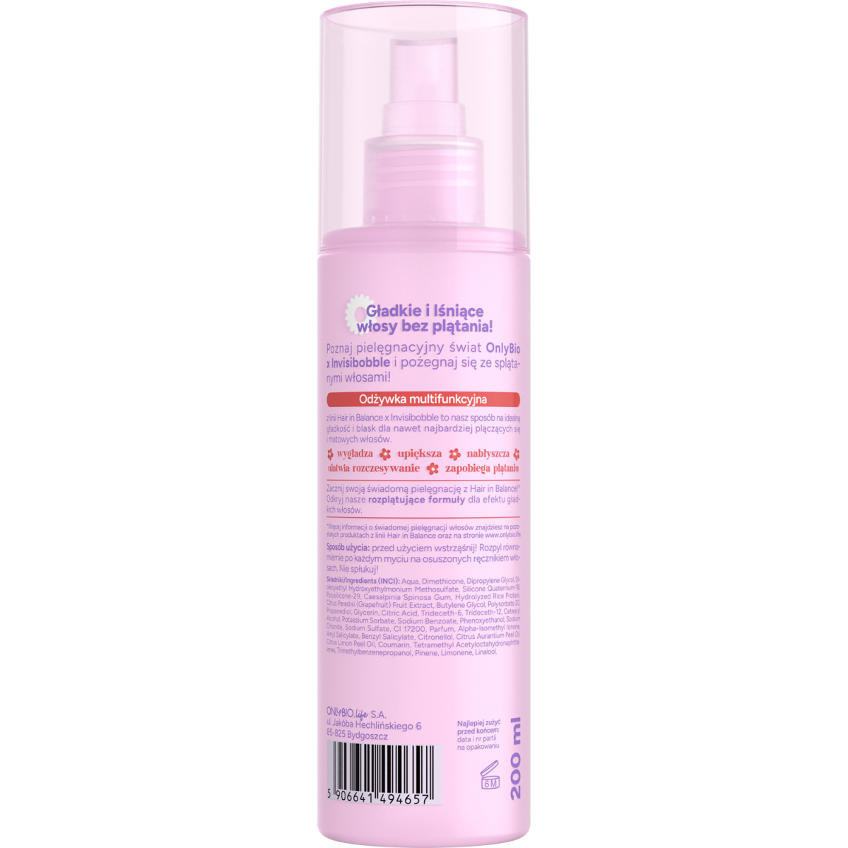 OnlyBio x Invisibobble Hair in Balance Odżywka multifunkcyjna 200 ml