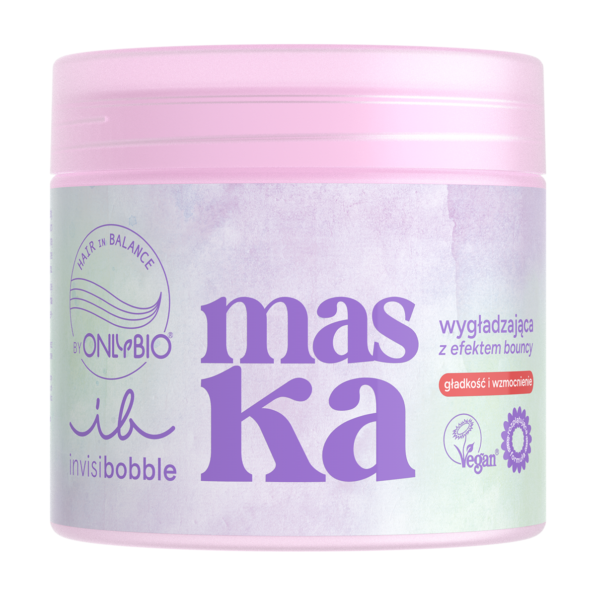 OnlyBio x Invisibobble Hair in Balance Maska wygładzająca z efektem bouncy 280 ml
