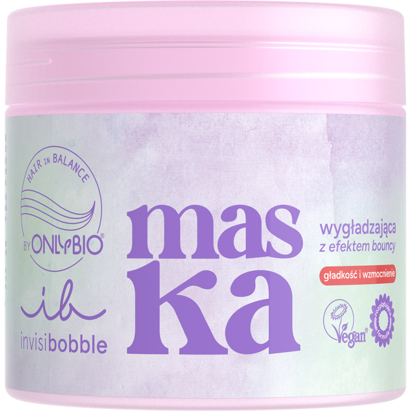 OnlyBio x Invisibobble Hair in Balance Maska wygładzająca z efektem bouncy 280 ml