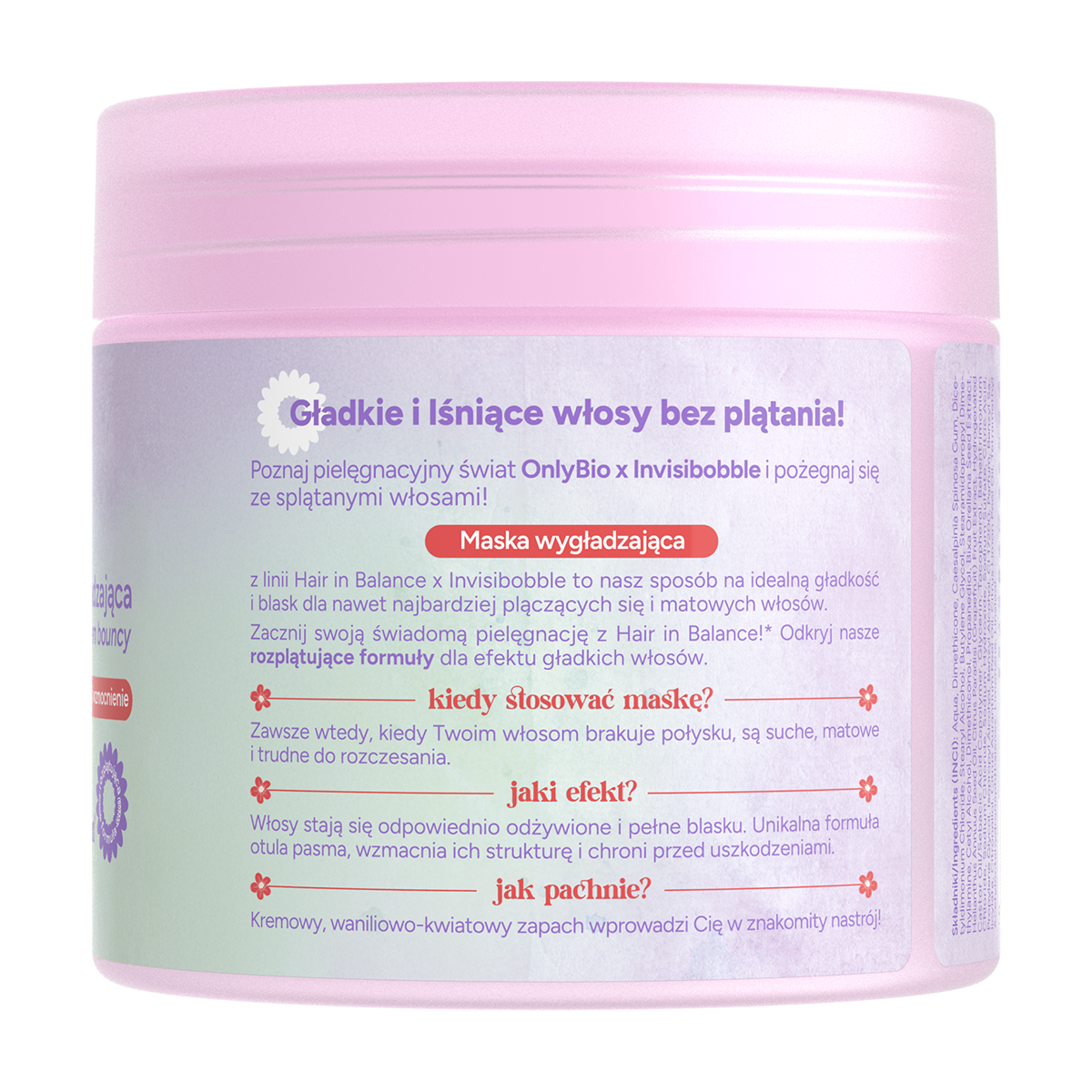 OnlyBio x Invisibobble Hair in Balance Maska wygładzająca z efektem bouncy 280 ml