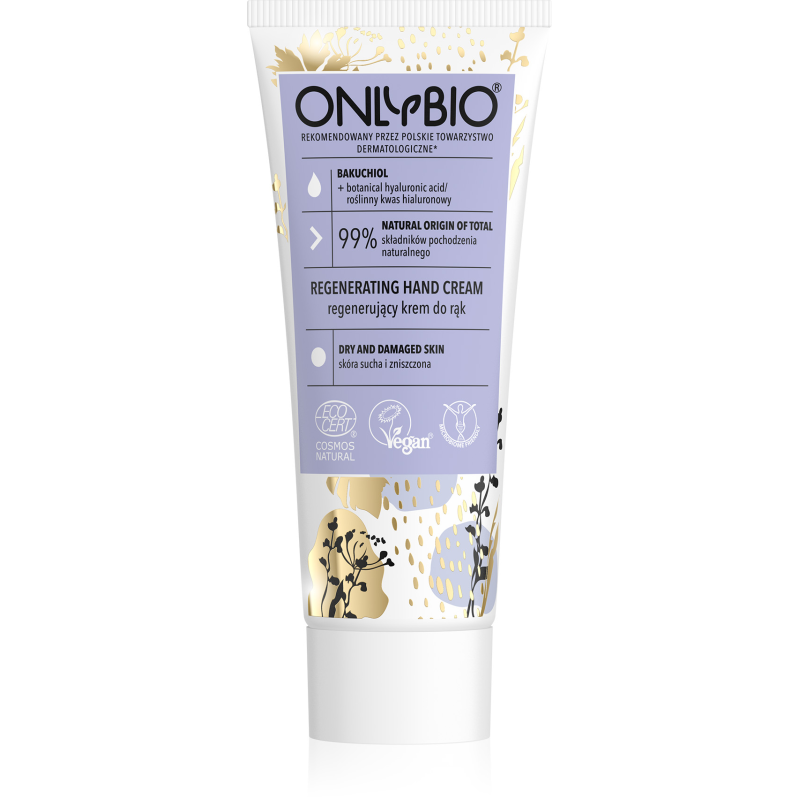 ONLYBIO Regenerujący krem do rąk Bakuchiol 75 ml