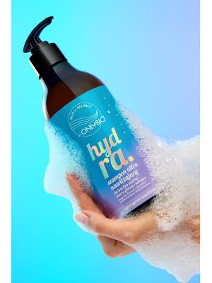 Hair in Balance by ONLYBIO Hydra Szampon ultranawilżający do bardzo suchej skóry głowy i włosów, 400ml