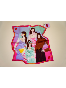 OnlyBio x MyMinelli - Jedwabna apaszka do włosów