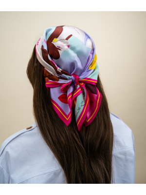 OnlyBio x MyMinelli - Jedwabna apaszka do włosów