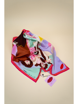 OnlyBio x MyMinelli - Jedwabna apaszka do włosów