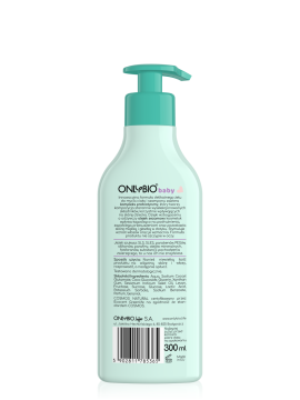 ONLYBIO Baby Delikatny szampon i żel do mycia ciała od pierwszego dnia życia 300ml