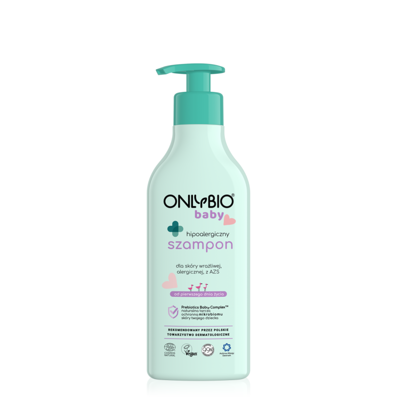 ONLYBIO Baby Hipoalergiczny szampon od pierwszego dnia życia 300 ml