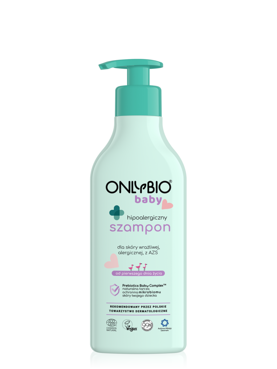 ONLYBIO Baby Hipoalergiczny szampon od pierwszego dnia życia 300 ml