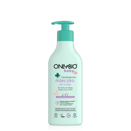 ONLYBIO Baby Hipoalergiczne mleczko do ciała od pierwszego dnia życia 300 ml