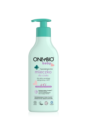 ONLYBIO Baby Hipoalergiczne mleczko do ciała od pierwszego dnia życia 300 ml