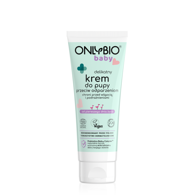 ONLYBIO Baby Delikatny krem do pupy przeciw odparzeniom 50 ml