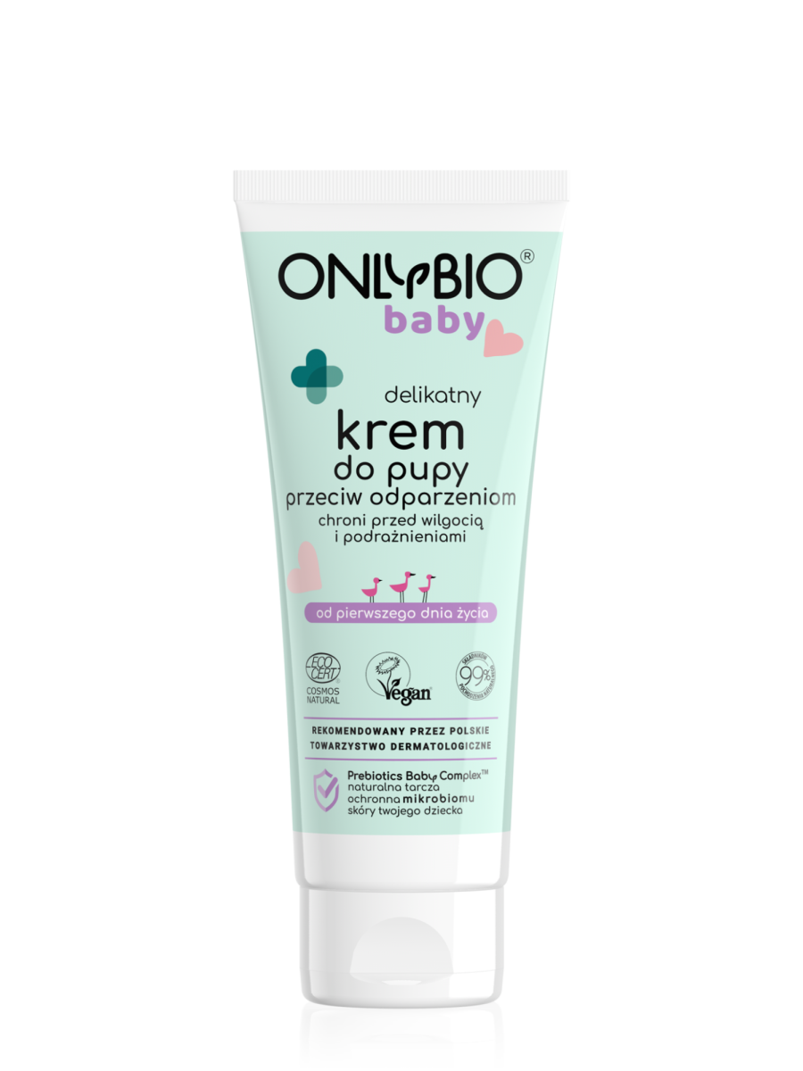 ONLYBIO Baby Delikatny krem do pupy przeciw odparzeniom 50 ml