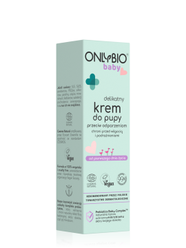 ONLYBIO Baby Delikatny krem do pupy przeciw odparzeniom 50 ml