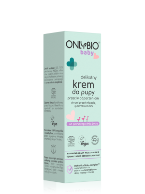 ONLYBIO Baby Delikatny krem do pupy przeciw odparzeniom 50 ml